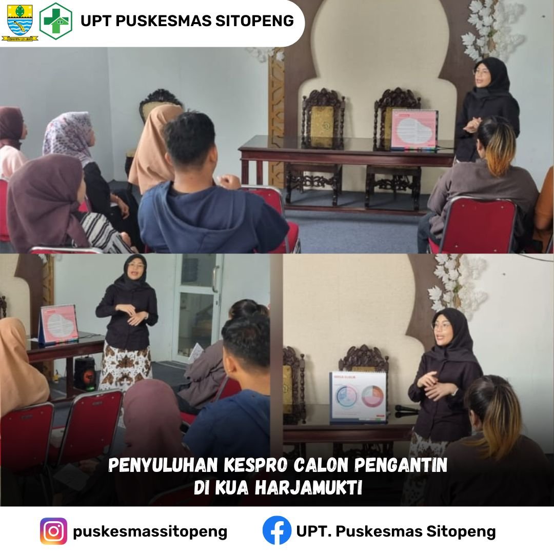 Penyuluhan Kesehatan Reprosduksi Calon Pengantin di KUA Harjamukti