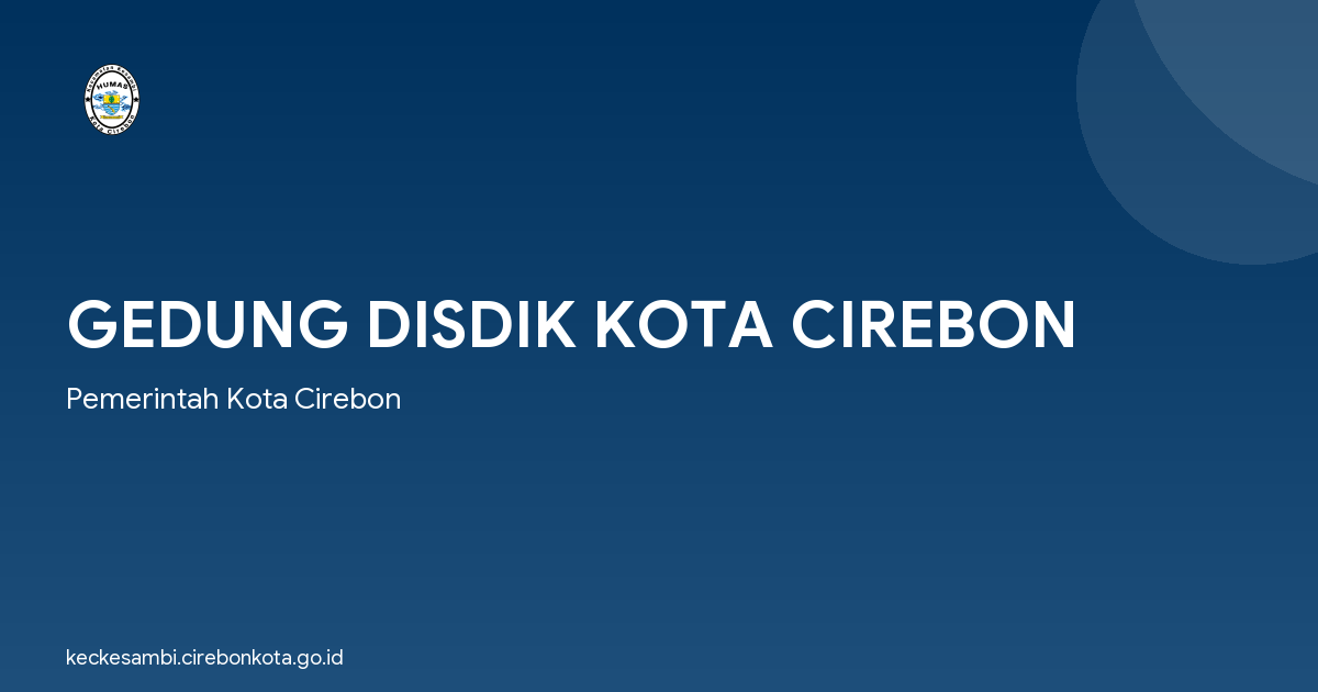 GEDUNG DISDIK KOTA CIREBON