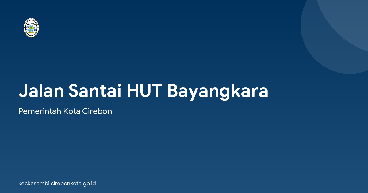 Jalan Santai HUT Bayangkara