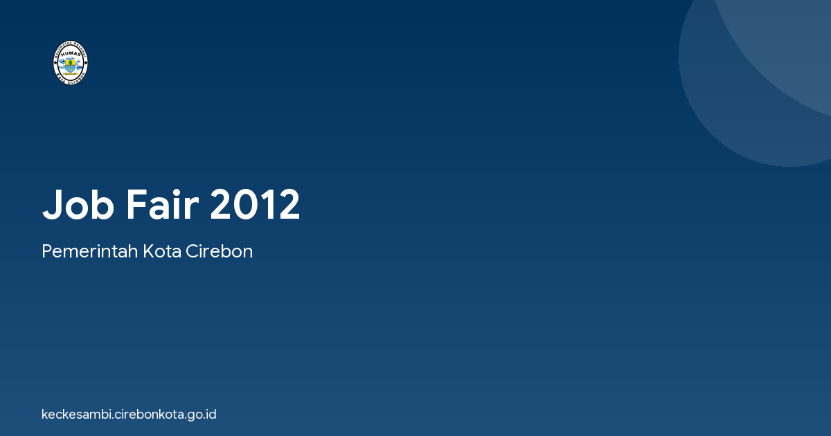 Job Fair 2012