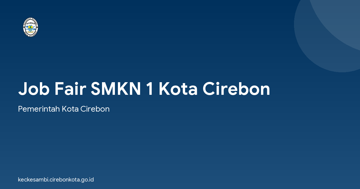 Job Fair SMKN 1 Kota Cirebon