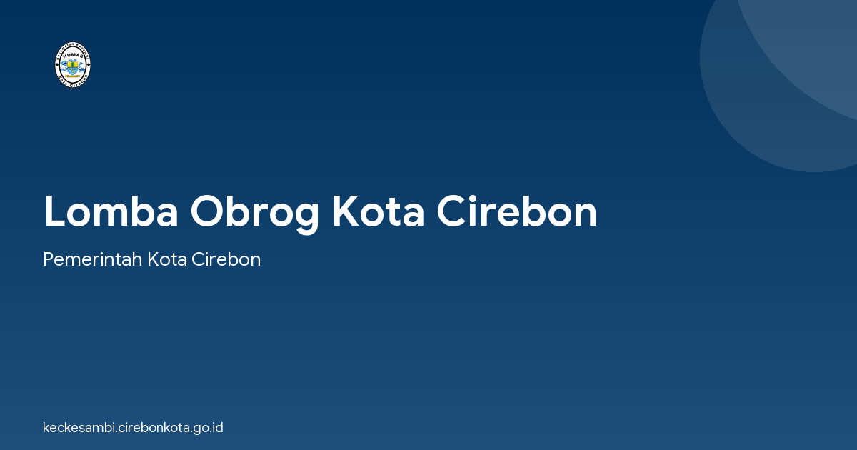 Lomba Obrog Kota Cirebon