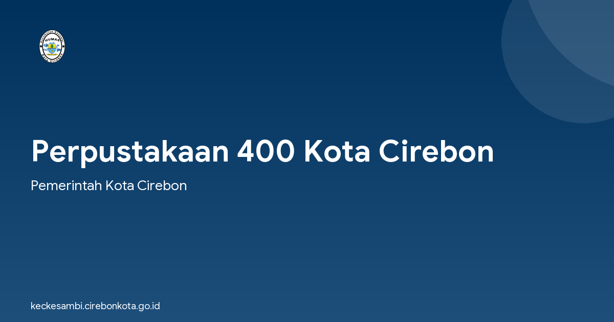 Perpustakaan 400 Kota Cirebon